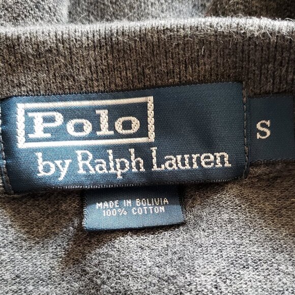 Polo Ralph Lauren Gray Mens Cotton Knit Shirt.  Size Small - Picture 4 of 5